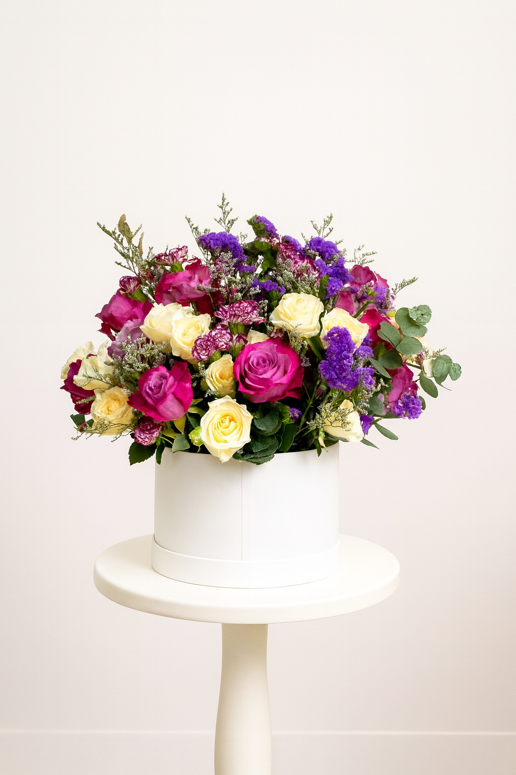 PURPLE BOX BOUQUET