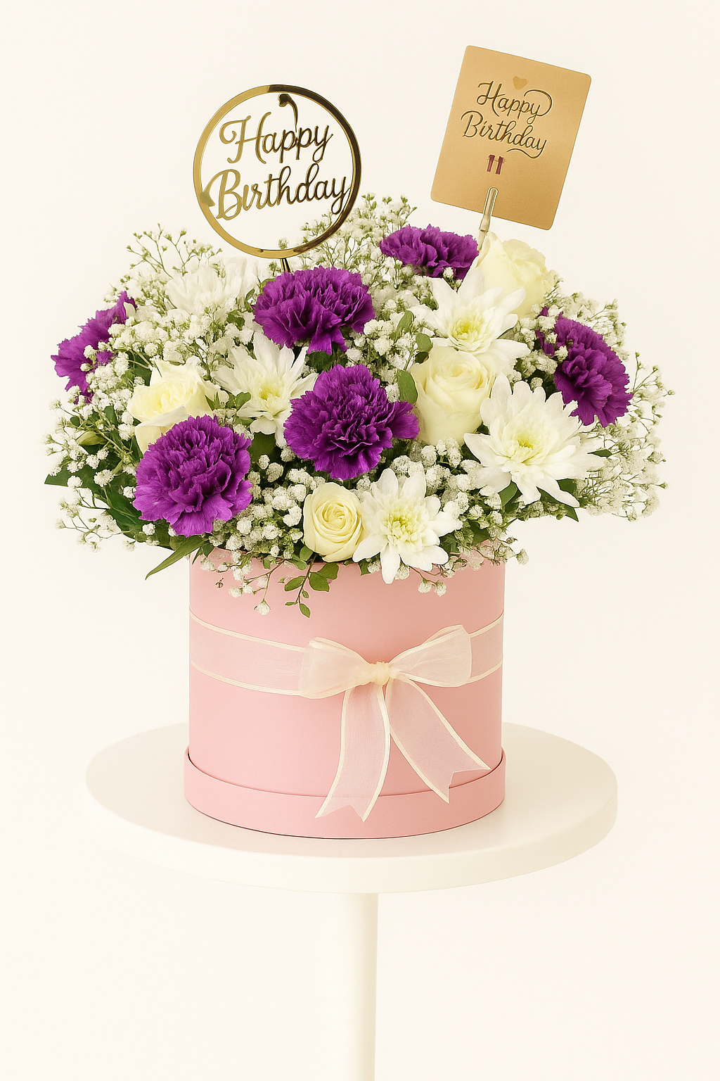 PURPLE CARNATION BOX
