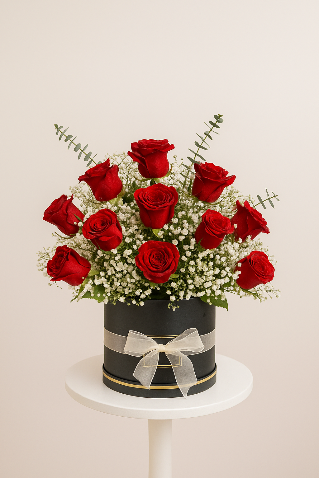 RED ROSE BOX BOUQUET