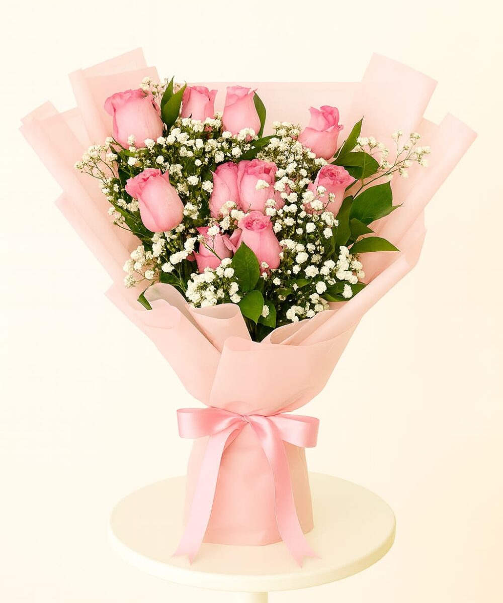 10 PINK ROSE