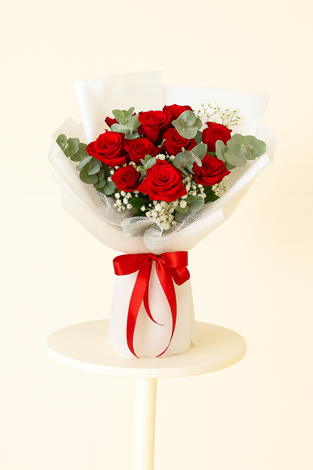 10 RED ROSE