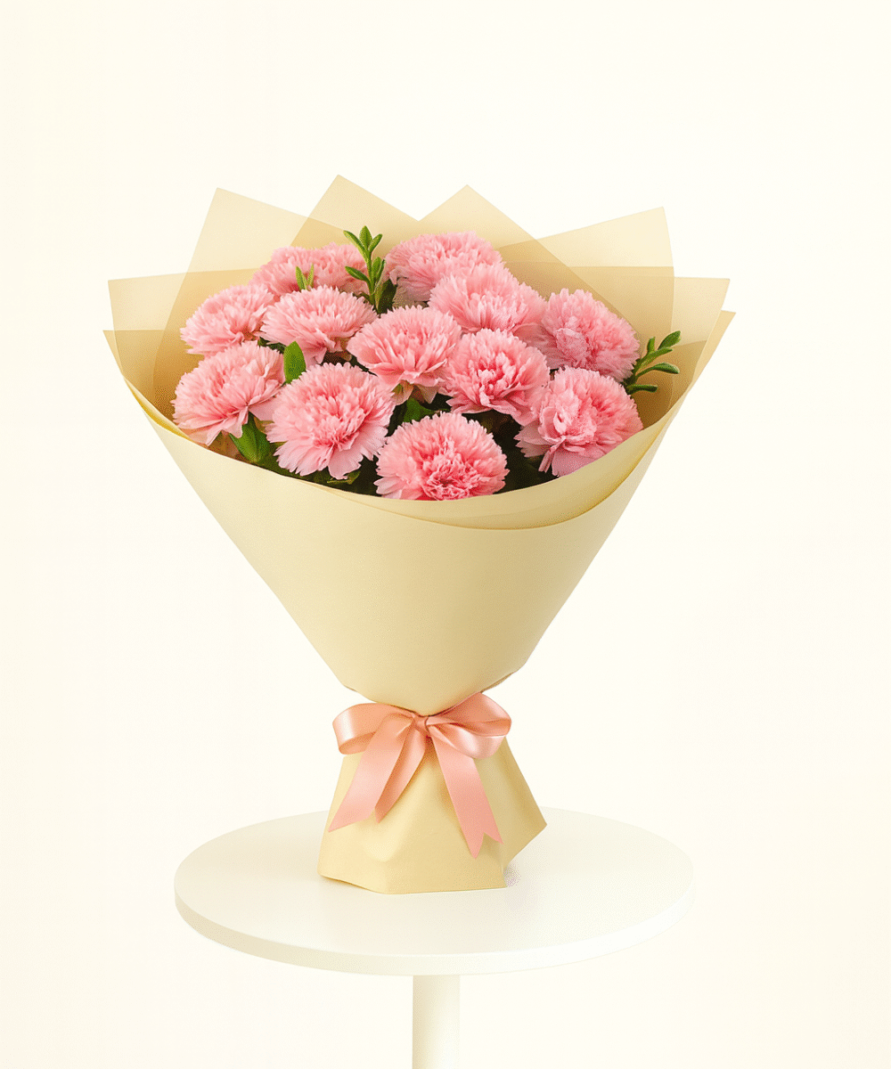 12 PINK CARNATION