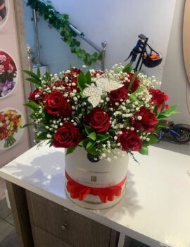 RED ROSE BOX BOUQUET
