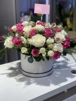 PURPLE BLISS BLOOM ROSE BOX