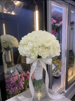 CARNATION WEDDING BOUQUET(PRE BOOKING)