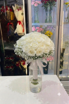 25 ROSES WEDDING BOUQUET