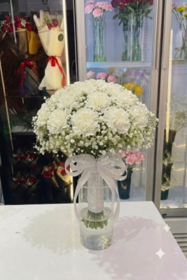 CARNATION WEDDING BOUQUET