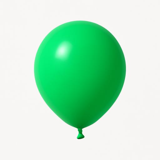 GREEN HELIUM BALLOON(5 AED)