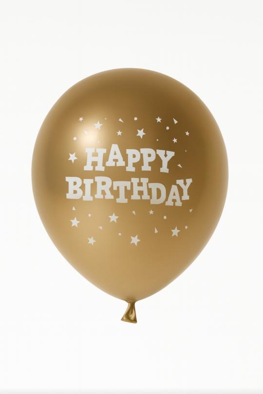 Helium Happy Birthday Balloon(5 AED)