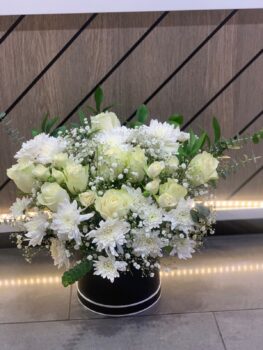 WHITE BOX BOUQUET