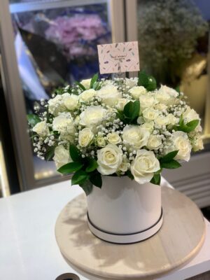 WHITE BOX BOUQUET