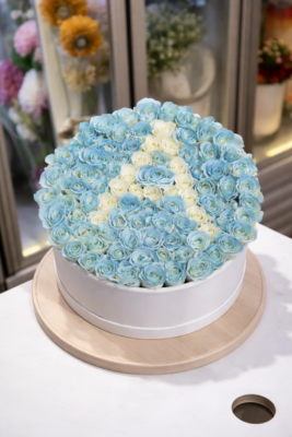 51 Blue Roses Box