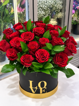 RED ROSE ELEGANCE - 25 ROSES