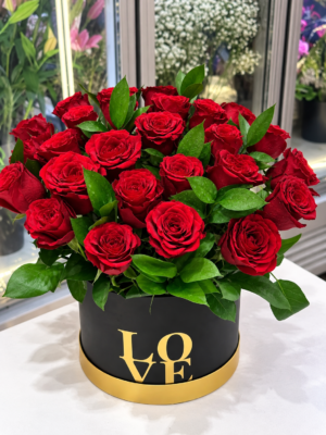 RED ROSE ELEGANCE - 25 ROSES