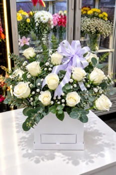 WHITE ROSE BOX