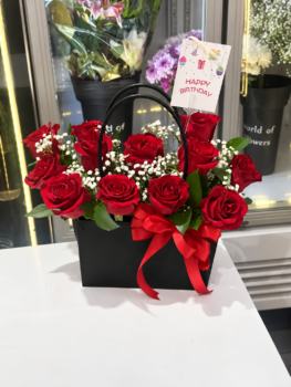 RED ROSE BAG