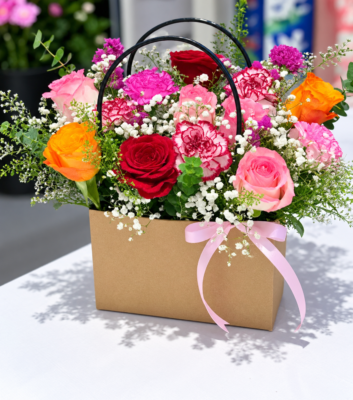 MIX FLOWER BAG BOUQUET