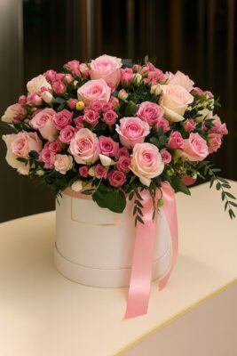 PINK BOX BOUQUET