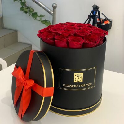 RED ROSE BOX BOUQUET