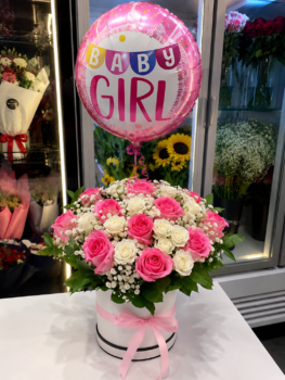 NEW BORN BABY GIRL FLOWERS