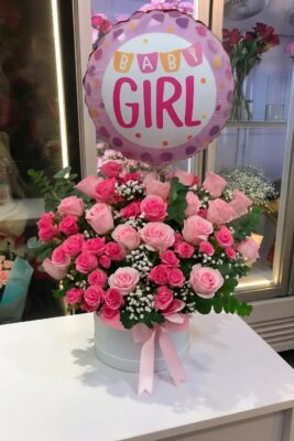BABY GIRL FLOWER SET