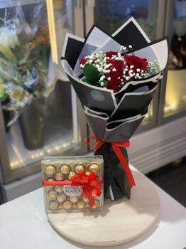 5 ROSE AND CHOCOLATE COMBO