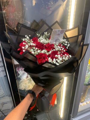10 RED ROSE BOUQUET(100 AED)1