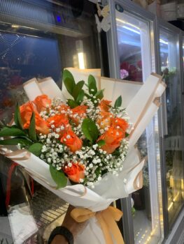 ORANGE ROSE BOUQUET