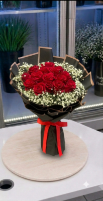 15 RED ROSE BOUQUET