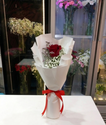 SINGLE RED ROSE