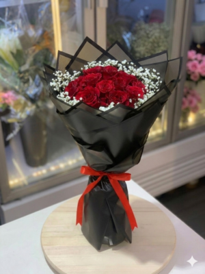 15 RED ROSE BOUQUET