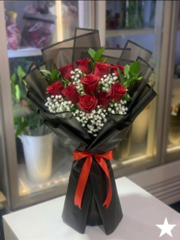 10 RED ROSE BOUQUET