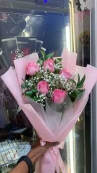 PINK ROSE BOUQUET