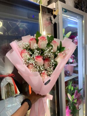 9 ROSE BOUQUET(90 AED)1