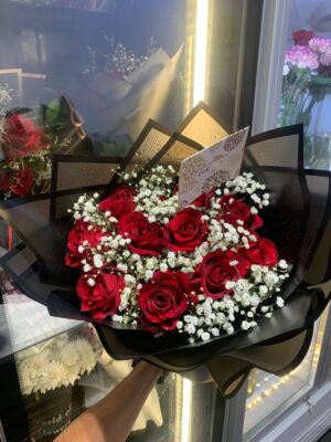 10 RED ROSE BOUQUET(100 AED)1