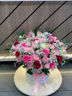 PINK BOX BOUQUET