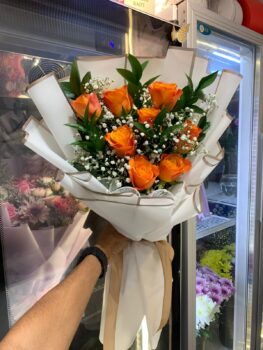 ORANGE ROSE BOUQUET