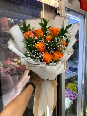 ORANGE ROSE BOUQUET