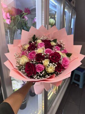 25 MIX ROSES BOUQUET