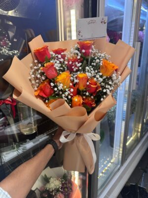 ORANGE ROSE BOUQUET