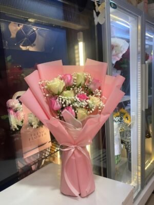 PINK ROSE BOUQUET