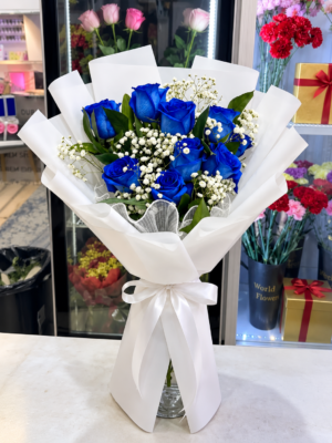 BLUE ROSE BOUQUET
