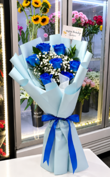 BLUE ROSE BOUQUET