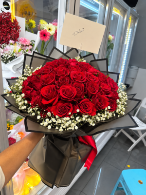 RED ROSE BOUQUET - 41 ROSES
