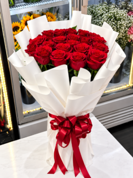 PREMIUM RED ROSES - 20 RED ROSES