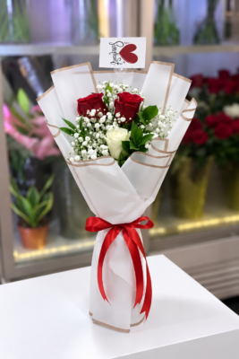 MIX ROSE BOUQUET - 3 ROSES