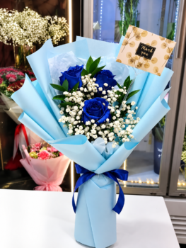 BLUE ROSE BOUQUET