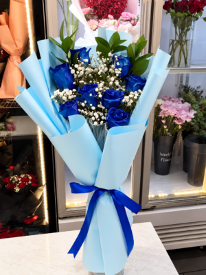 BLUE ROSE BOUQUET