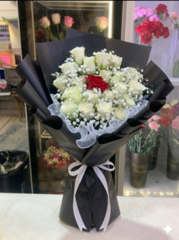 White Rose Bouquet