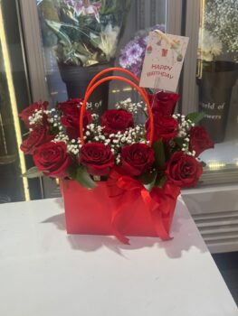 RED ROSE BAG